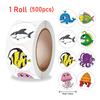 5001000Pcs Round Animal Fish Star Stickers Adorable Incentive Sticker Party Decoration Teacher Reward Encouragement Motivationa
