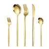Gold Cutlery Set Stainless Steel Dinnerware Set 30Pcs Knives Forks Coffee Spoons Flatware Set Kitchen Dinner Tableware Set