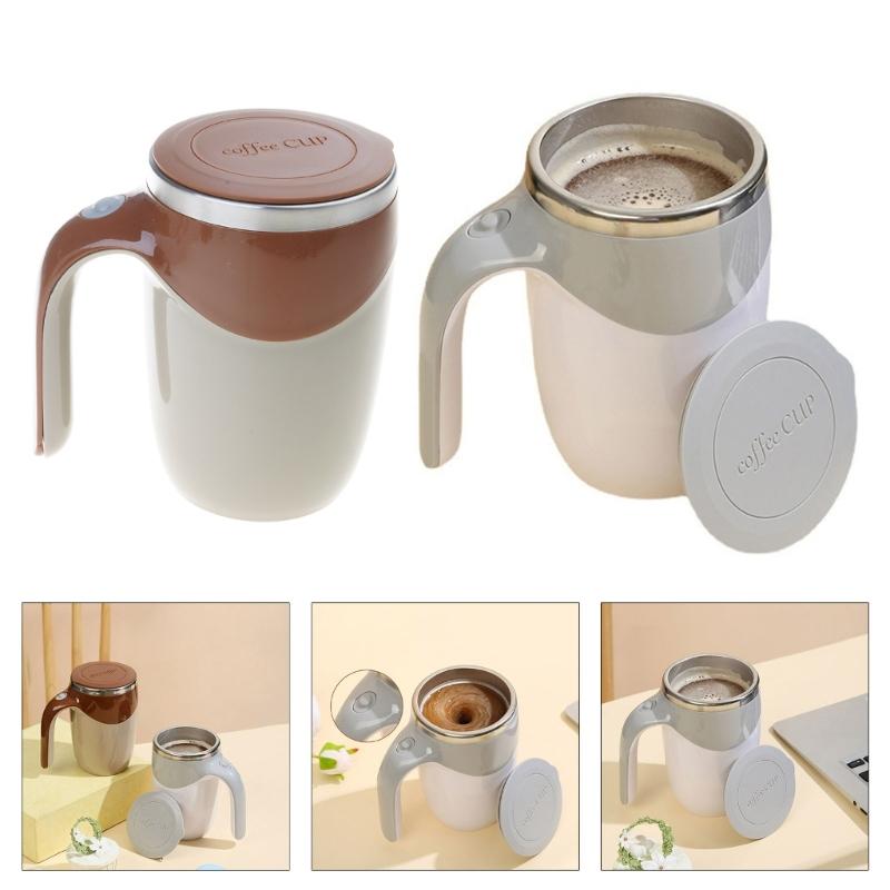 Automatic Stirring Coffee Mug Stainless Steel Electric Mixing Cup Rechargeable Rotating Magnetic Beverage Mixer