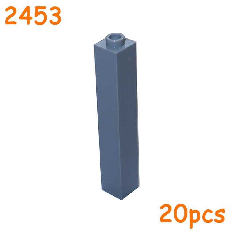 

MOC 2453 2454 46212 High-tech Pillar Wall Brick Particle Building Block 1x1x5 1x2x5 DIY Electronic Education Brick Kid s Toy