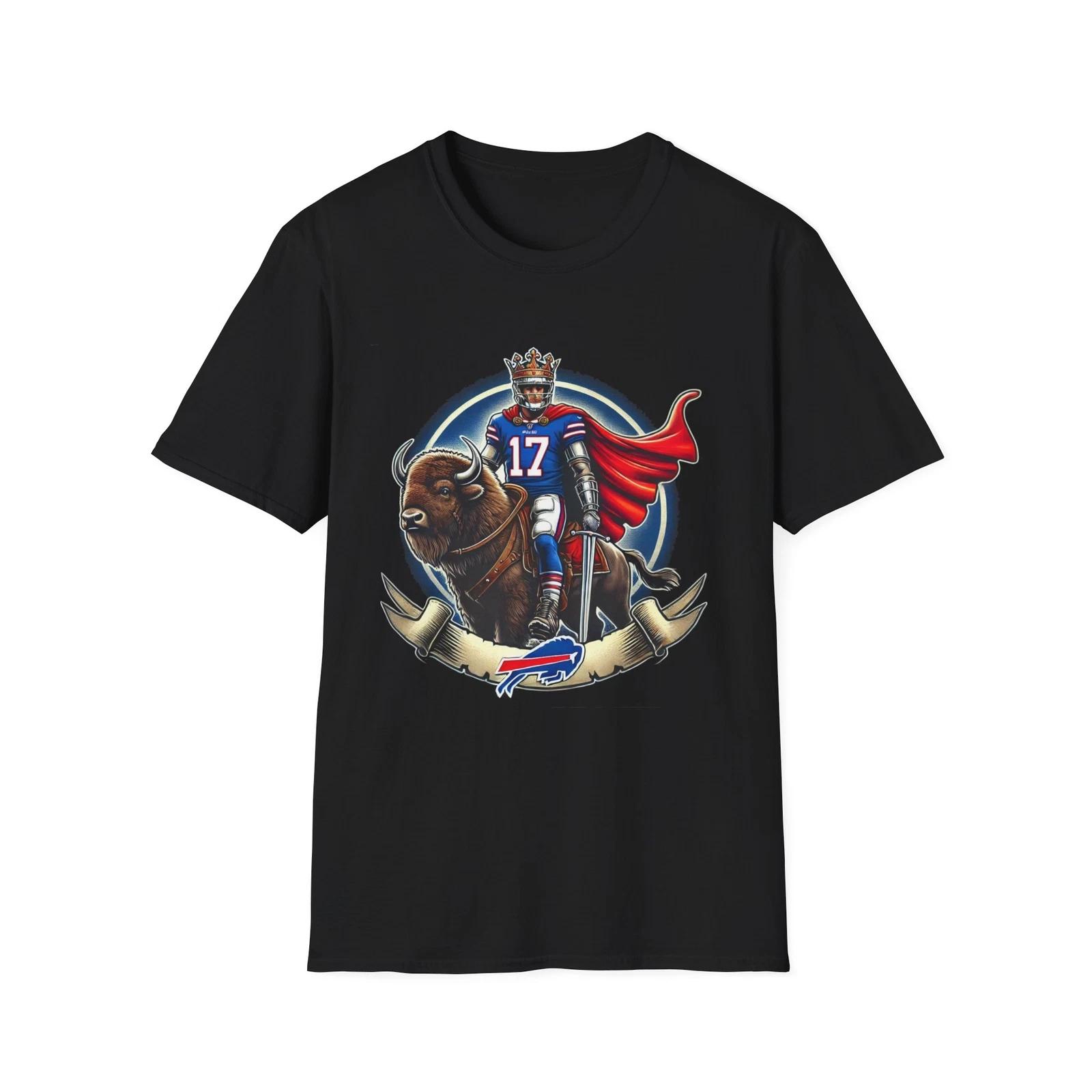 Josh Allen: King of the Gridiron T-Shirt L