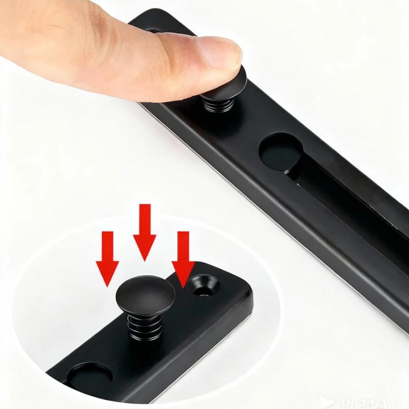 Stainless Steel Anti-Lock Door Chain Anti-theft Chain Security Protection Home Door Lock Apartment Hotel Screw Guard Accessorie