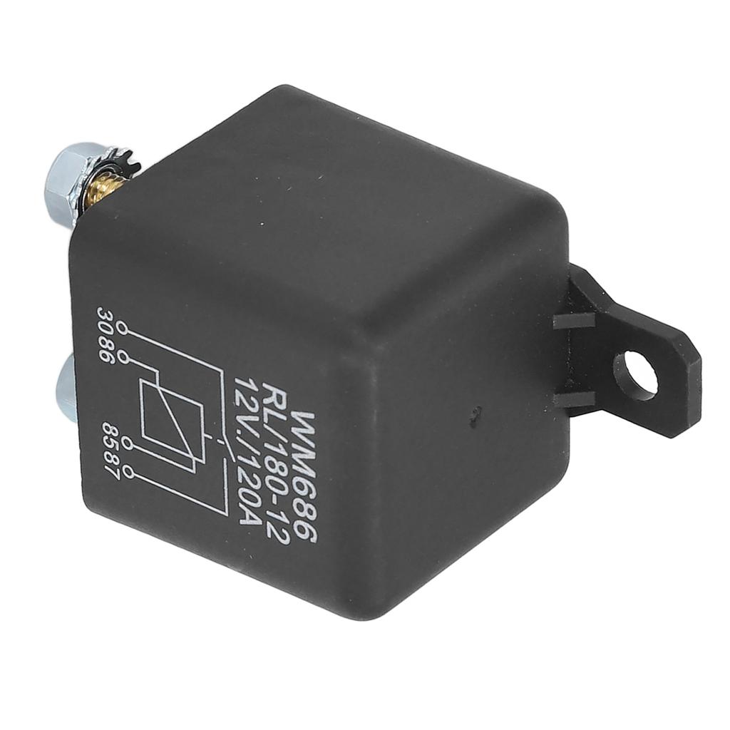 Anlassermagnetrelais aus Kupfer und ABS, Ersatz für das Anlassermagnetrelais für Autos, 12 VDC, 120 A