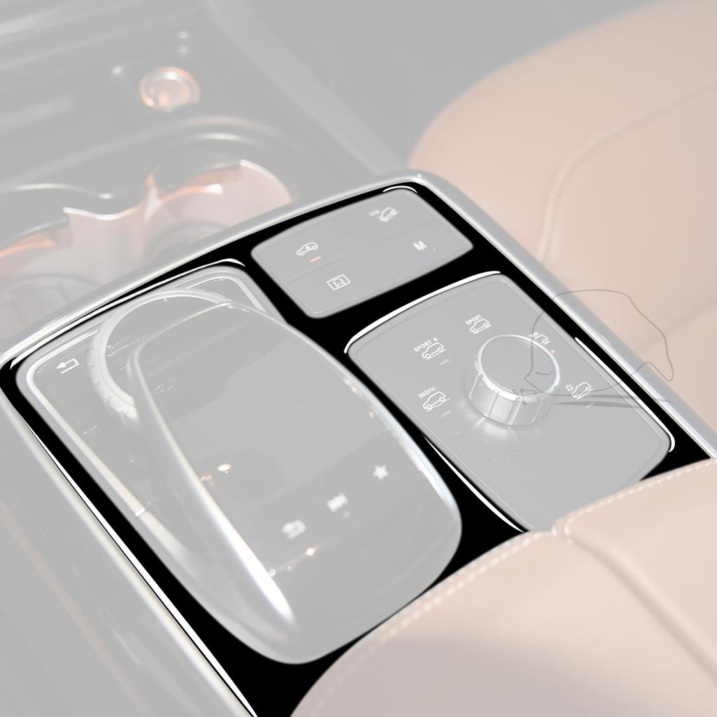 Für Mercedes-Benz GLE 15-18 GLS 2016-2018 M-Klasse 2012-2015 Klavier Schwarz Multimedia Control Panel Trim Abdeckung Auto Innen Aufkleber