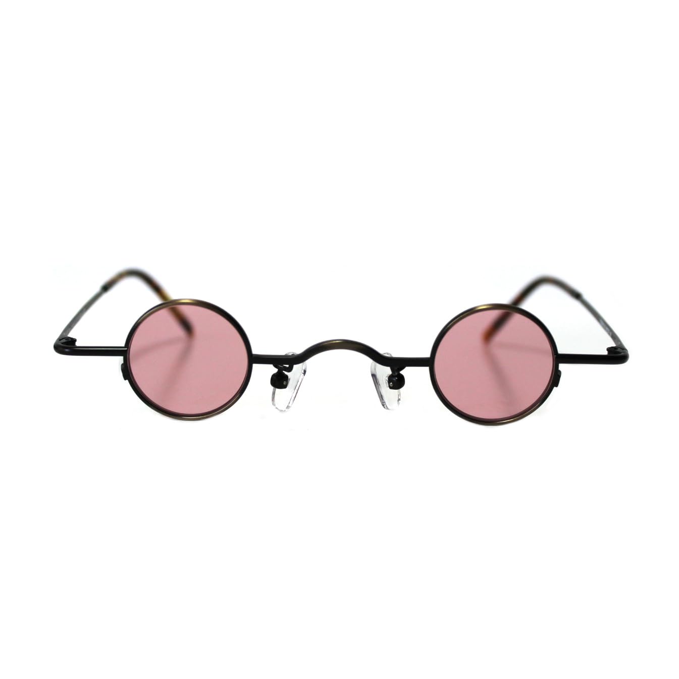 

Fuji Glasses ОРИГИНАЛЬНЫЕ ЗЛЫЕ Злые круглые солнцезащитные очки в стиле стимпанк забавные тонкие мужские женские унисекс прочные стильные Rohan Kishibe [meSmart] Mt. (Абрикос)