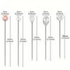 Bouquet Pins Pearl Corsage Crystal Diamond Head Pins 65MM Straight Head  for DIY Wedding Craft Jewelry Decoration Accessories