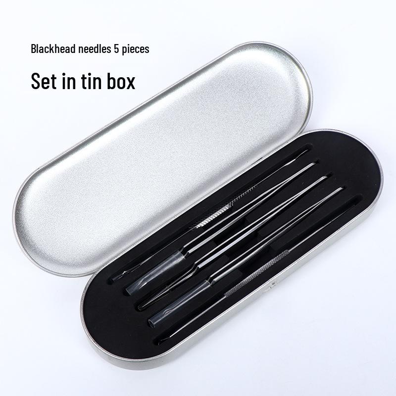 Ultra-Fine Blackhead Tweezers & Comedone Needle Set - Precision Acne Removal Tool