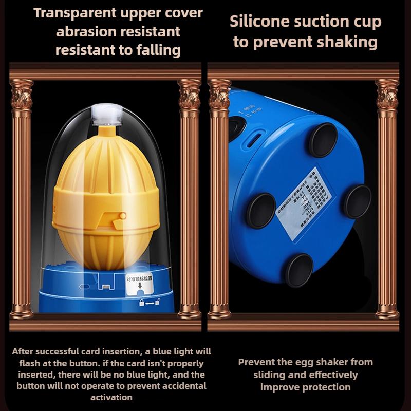 1pc Egg Pulling Device Fully Automatic Electric Egg Pulling and Stirring Device Egg Pulling and Throwing Egg Mixer