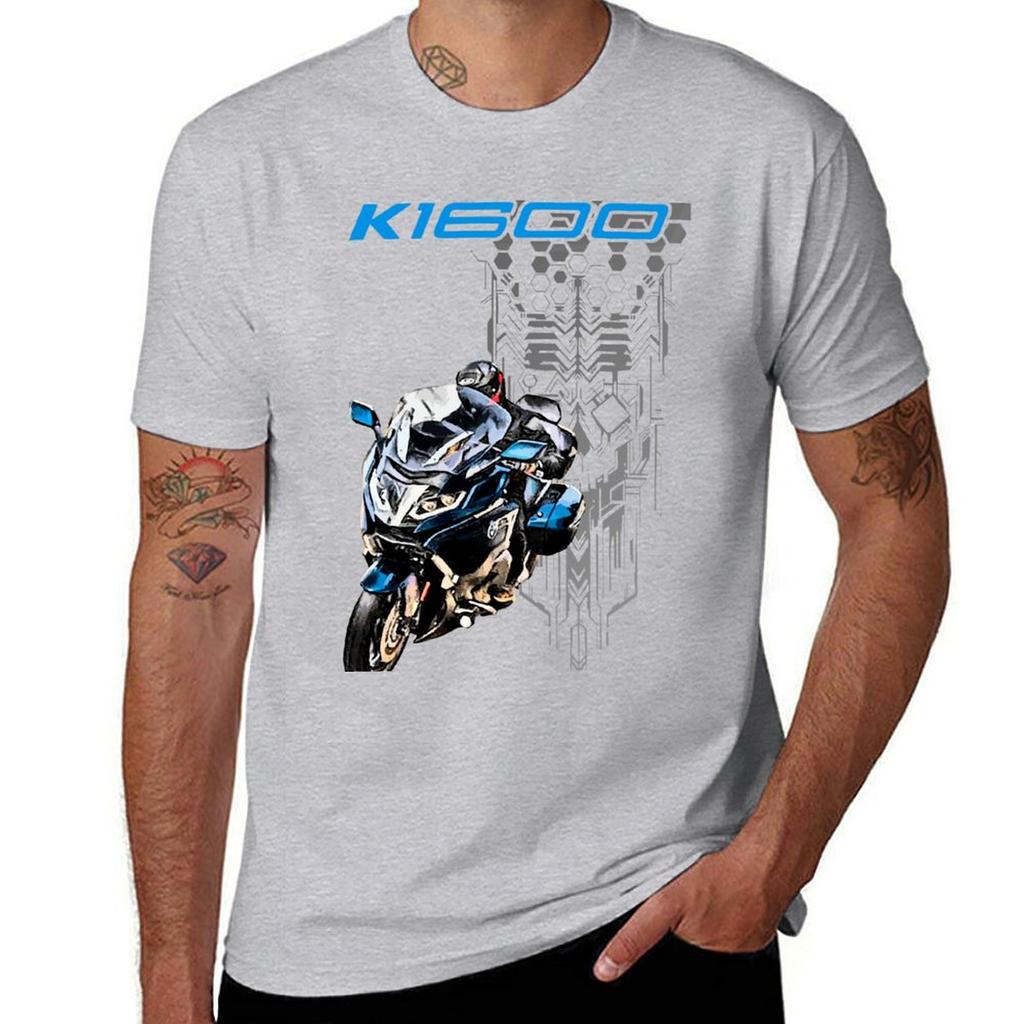 K1600 GT Touring Skull T-Shirt Heavyweights Man T Shirt Cheap Stuff Plus Size Clothes Compression Shirt Men