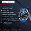 BENYAR Mens Watches Top Luxury Moon Watch For Men Quartz Chronograph Waterproof Military Sports Luminous Clock Reloj Hombre