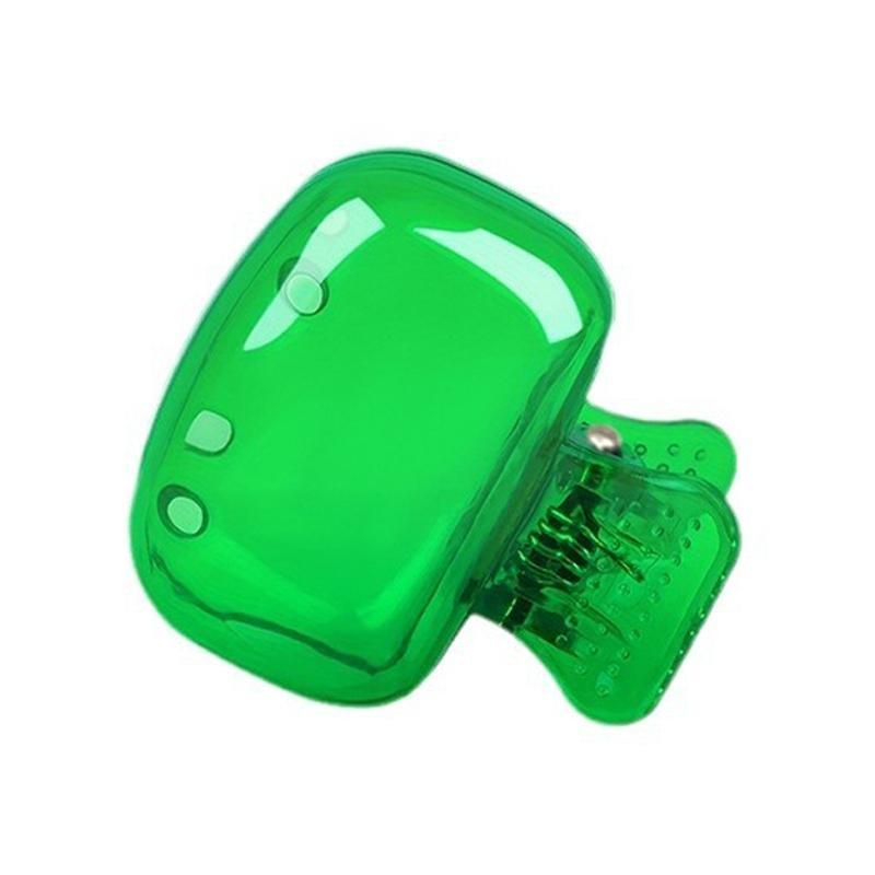 10 farger reisetannbørstehodedeksler Tannbørstebeskytterhette Brush Pod Case Beskyttende bærbar plastklips for husholdningsreiser