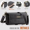 For Samsung Galaxy A13 5G/Galaxy A13 4G Case CASEME C39 RFID Blocking Zipper Wallet Stand Leather Cover with Strap