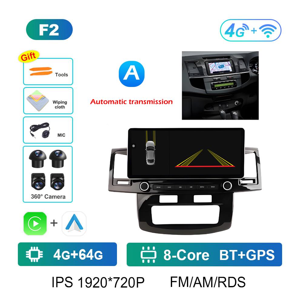 For Toyota Hilux 2005 2006 2007 2008 - 2014 Car Video Radio Multimedia Player Android Smart System Navigation GPS Bluetooth WIFI
