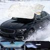 Snow Cover For Car Windshield Magnetic Hood Guard Front Windshield Anti-Snow Block For Winter Snowy Days Freezing Rain SUVs RVs