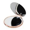 LED Lighted Travel Makeup Mirror Double Sided 1X 5X Magnification Stepless Dimmable Rechargeable