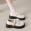 Fashion 2025 Summer New Fashion Solid Color Metal Buckle Designer High Heels Outdoor Leisure Party Sweet Women Shoes with Bow Decoration