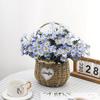 Artificial Silk Chrysanthemum Bouquet For Wedding Decor Home Office Styling