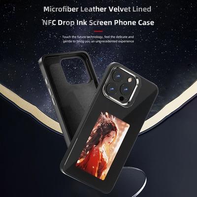 E Ink Phone Case Wireless NFC APP Refresh Smart Ink Phone Case DIY Display Imaging for iPhone 15/iPhone 15 Pro/iPhone 15 Pro Max