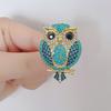 European and American New Cute Owl Animal Brooch, Versatile Decorative Fashion Corsage Brooch