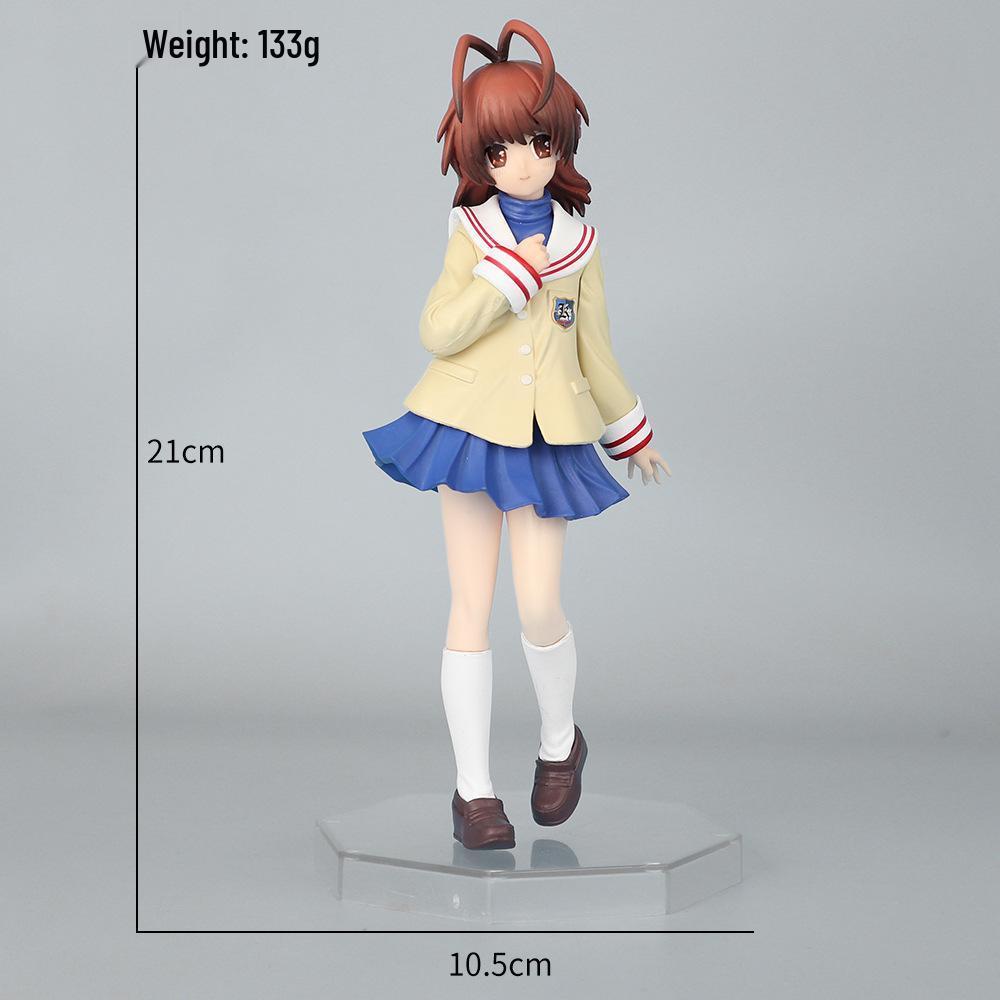 CLANNAD Anime Furukawa Nagisa Figure - Beautiful Two-Dimensional Ornament Model Toy