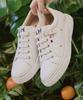 Henlymain Natural Leather Star Lightweight Women'S Sneakers