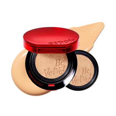 Espoir Renewal Bee Velvet Cover Cushion SPF42 23 Beżowy Podkład w poduszce Kryjący Baza do makijażu Koreańskie kosmetyki Oficjalny Espoir PA+++ (produkt +