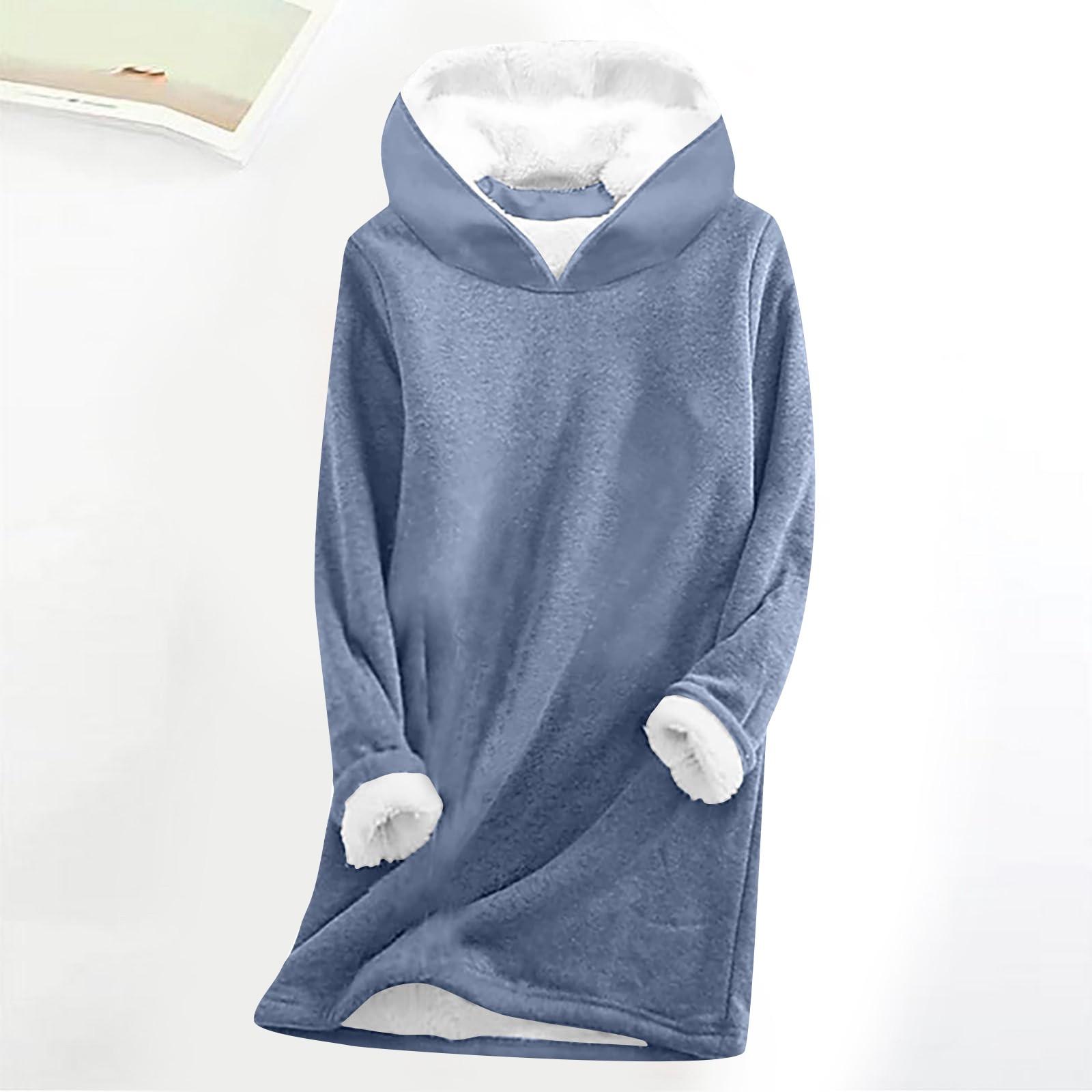 

Женская рождественская толстая флисовая толстовка с принтом, теплое нижнее белье, топ XL