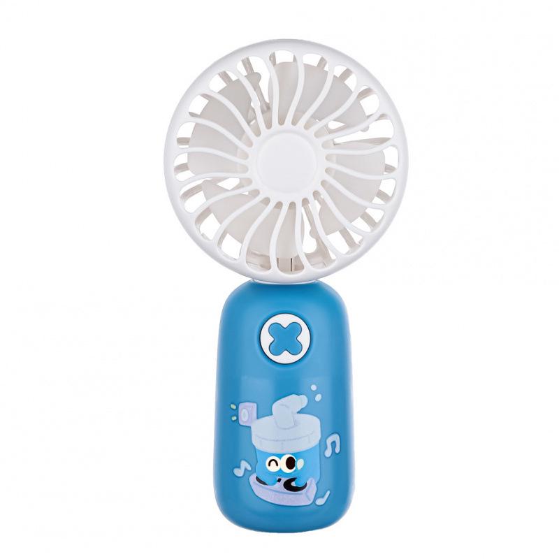 Q Meng Series Handheld Cartoon Cute Pet Mini Fan – Portable, Cooling Gift