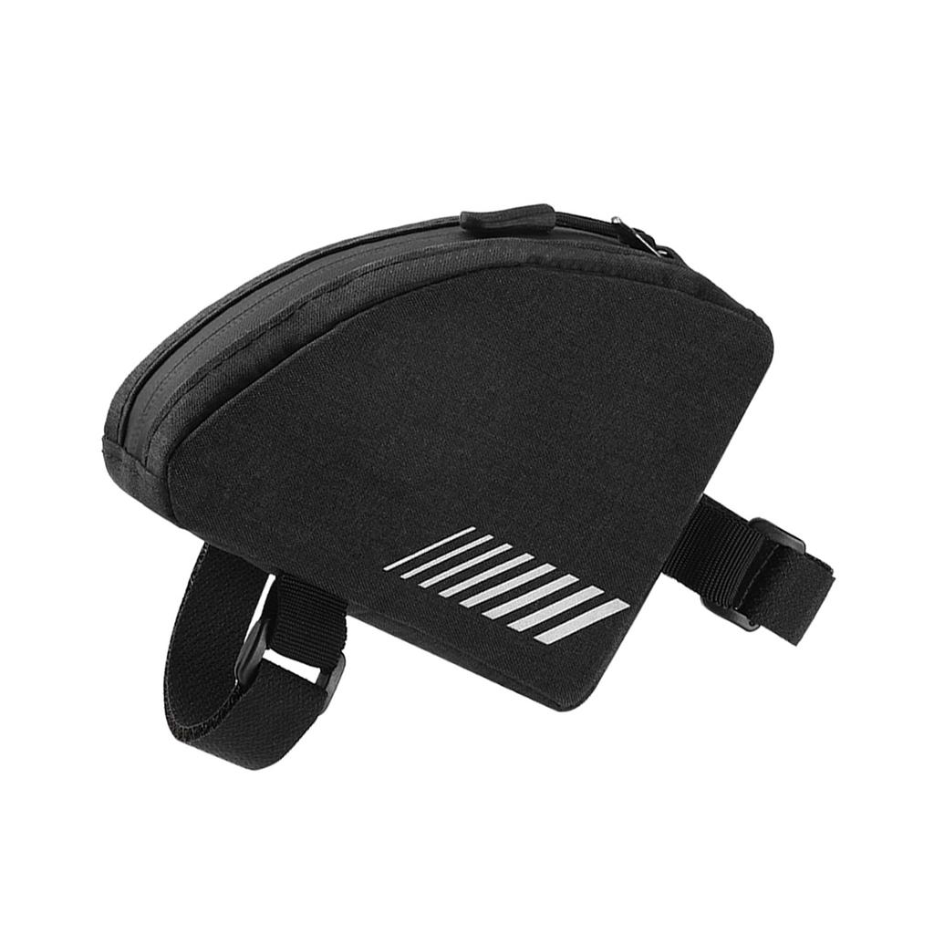 Borsa per Tubo Orizzontale Bici Custodia Compatta Riflettente Design Impermeabile per Bici da Strada Montagna Accessori per Ciclismo