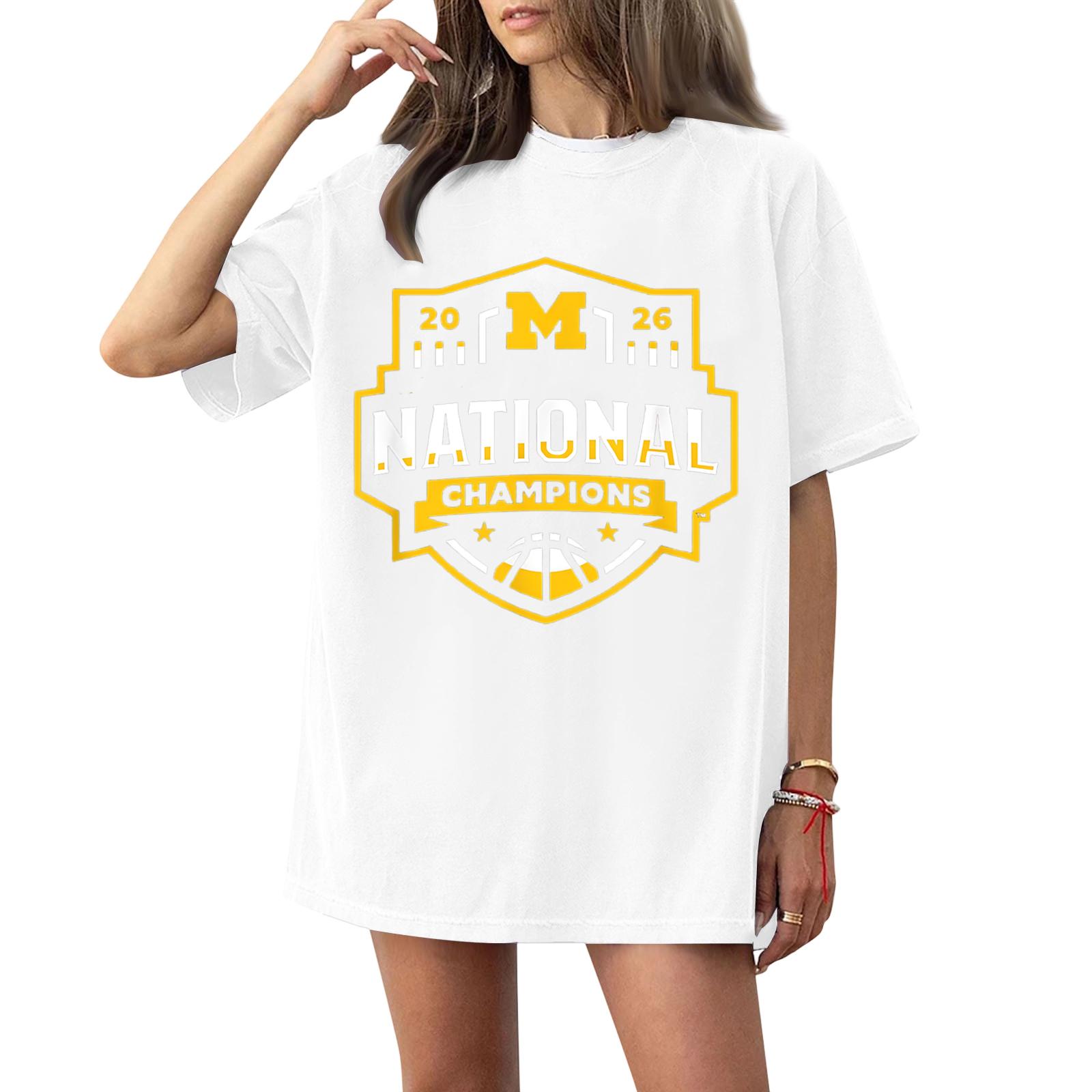 

Women s Fashionable Casual Short Sleeved Printed T-Shirt Round Neck Top XL білий