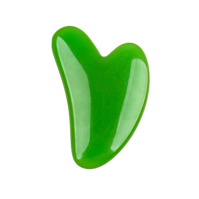 1Pc Resin Gousha Stone Face Roller Gouache Scraper - Facial Gua Sha Tool for Massaging And Skin Care