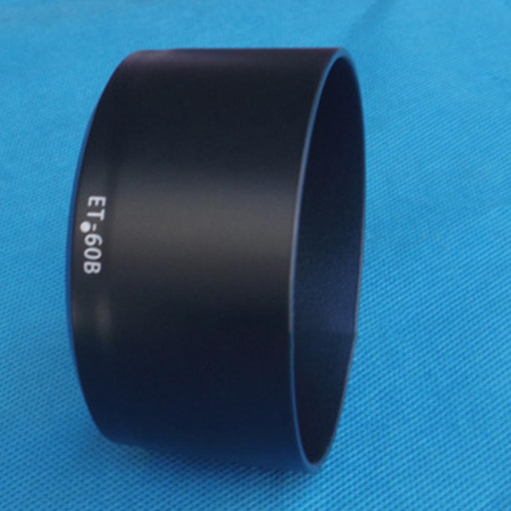 Reversible Lens Cover Caps ET-60B Lens Hood Dustproof Lens Protector for Canon RF-S 55-210 F5-7.1 IS STM Lens Repair