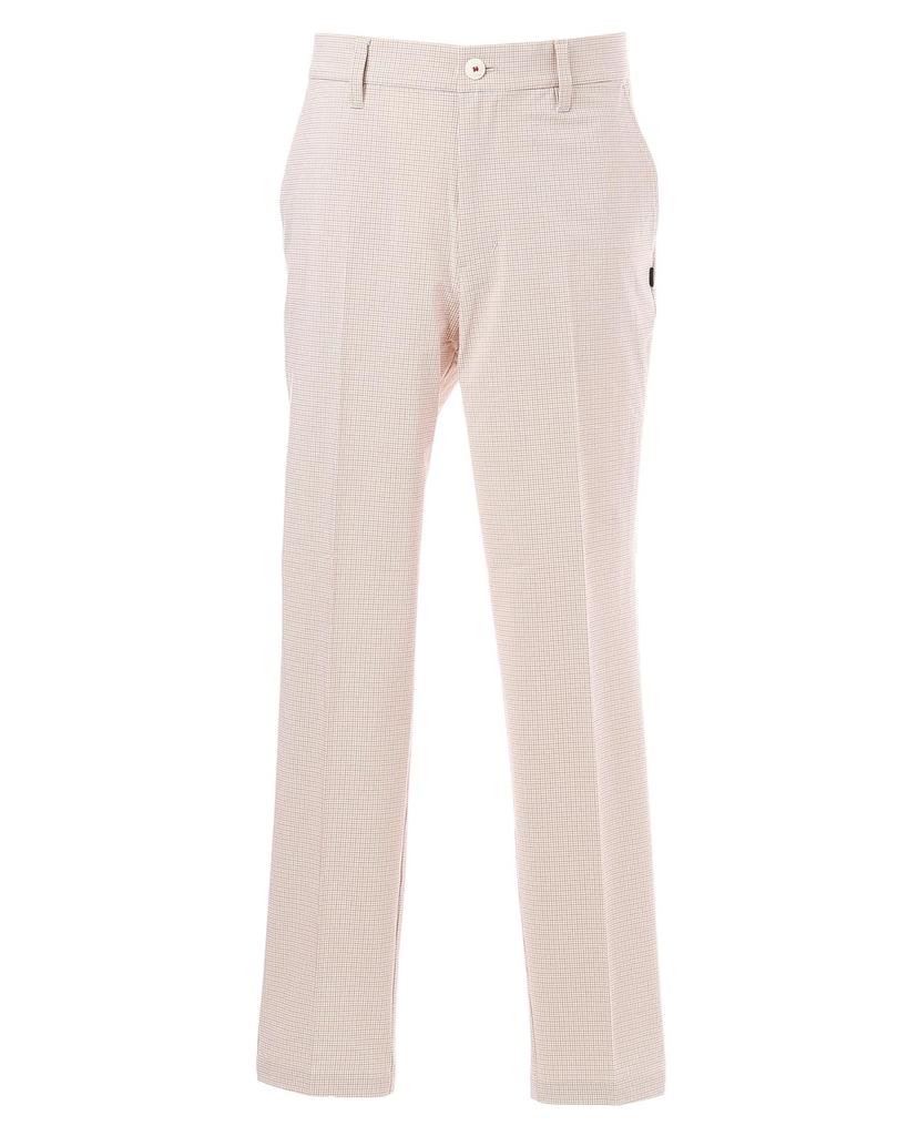 Golf Long Pants 5 [New Balance] Men's (4WAY Stretch/Checked Pattern) / 012-5131007 042_Beige [L]