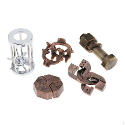 3D Metal Lock Brain