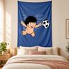 CAPTAIN TSUBASA Arazzo alta qualità per decorare pareti di soggiorno camera da letto dormitorio ideale come decorazione murale per camera da letto o regalo di festa
