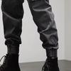 Men Cargo Pants Drawstring Waist Jogger Pants Military Style Outdoor Trousers
