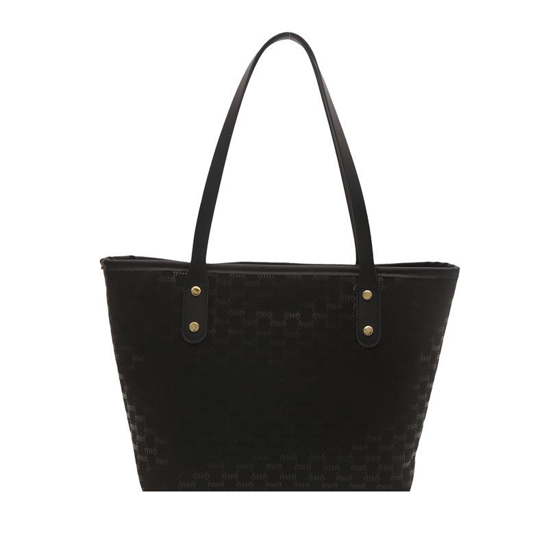 Premium sense portable large-capacity bag 2025 spring and summer women's bag fashion commuter shoulder bag summer popular tote bag