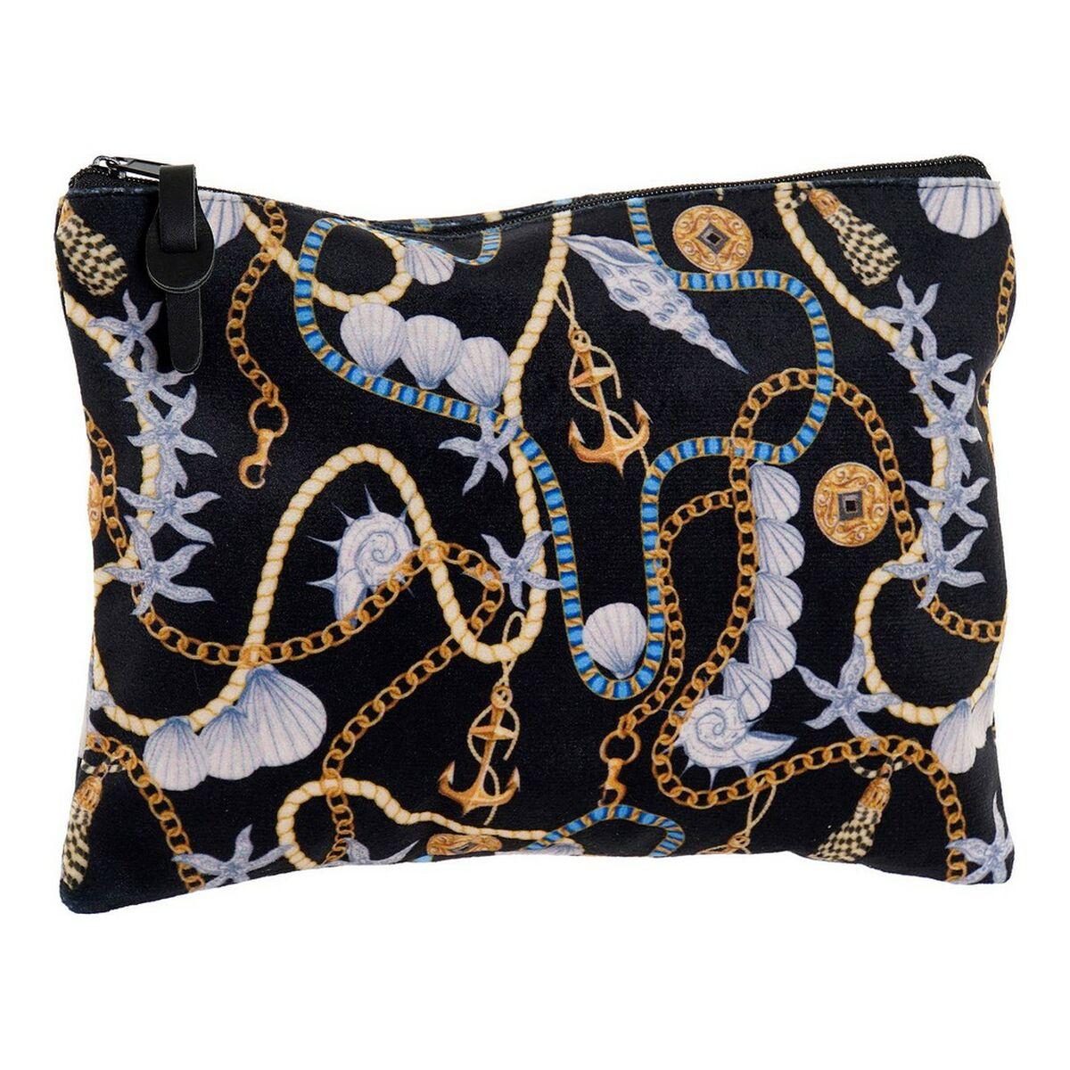 

Toiletry bag DKD Home Decor Yellow Black 16 x 1 x 22 cm