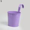 Metal Iron Hanging Flower Pot Container Home Balcony Garden Planter Barrel Decor