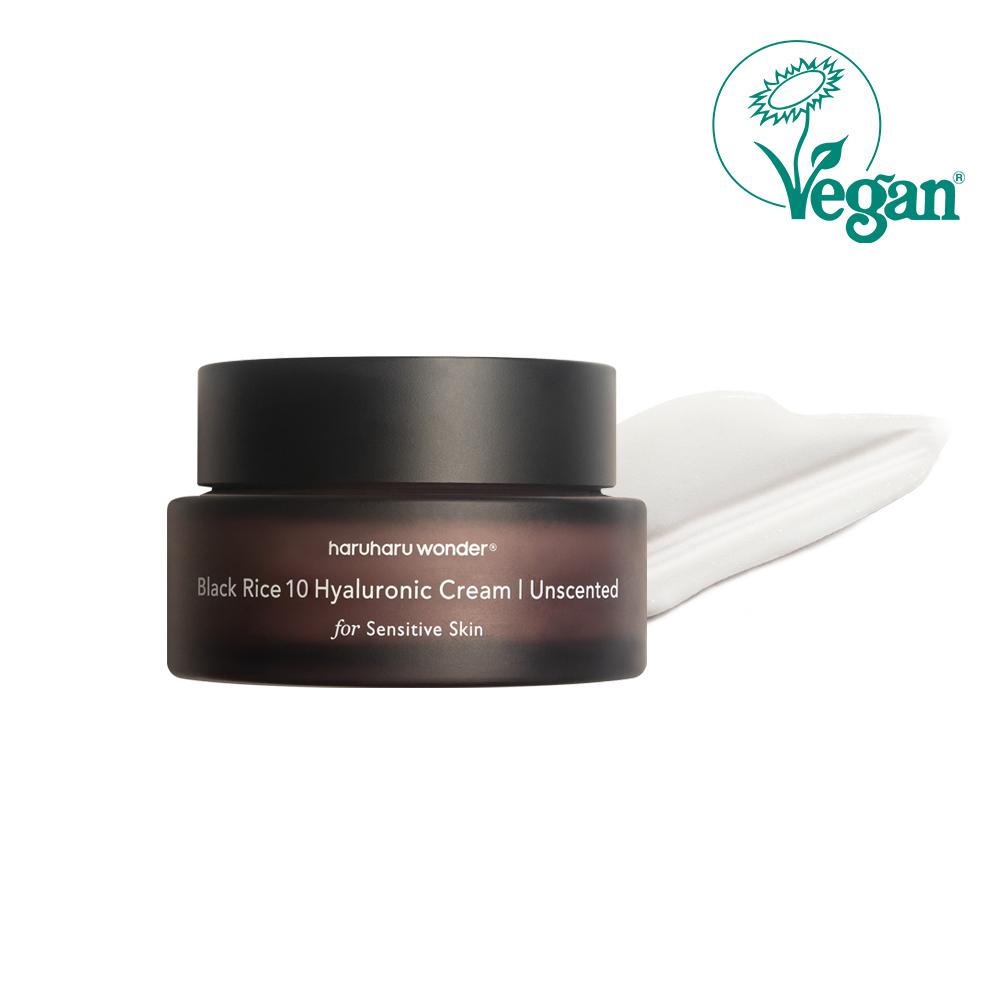 HARUHARU WONDER Black Rice 10 Hyaluronic Cream Unscented 50ml - Moist Hydrate Boost, Korean