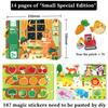 Magnetic Sticker Busy Book For Baby Enlightenment Book Montessori Toy Activity Books For Toddlers