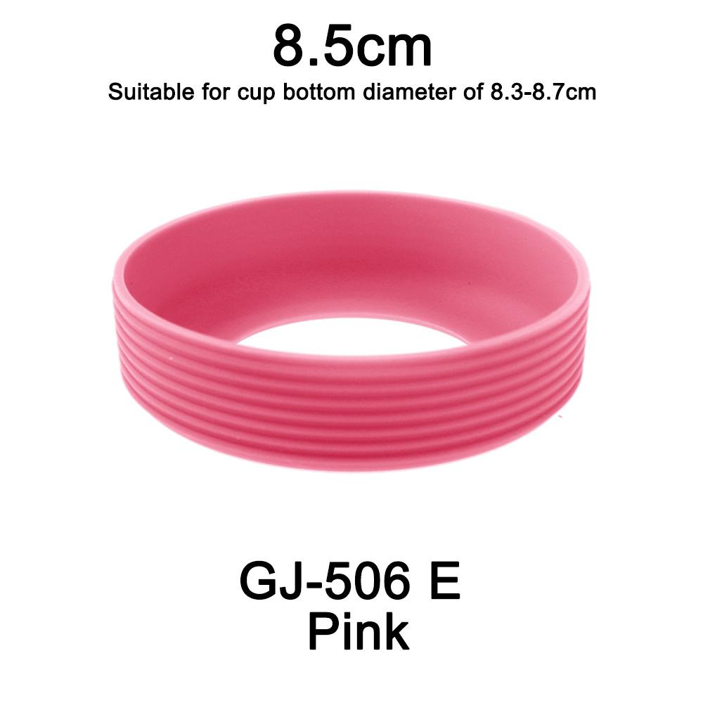 1 pièce 8,5 cm 21 g 15 couleurs Fileté Silicone Souple Couvercle de Fond de Tasse Anneau Manchon Gaine Résistant à l'Usure Antidérapant Bonne Résistance