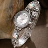 Womens Alloy Wristwatch With Sparkling Beads And Quartz Movement For Daily Use