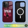 P-Pearl Jam Rock Band Phone Case For iPhone 16,15,14,13,12,11,Plus,Pro,Max Mini Magsafe Magnetic Wireless Charging