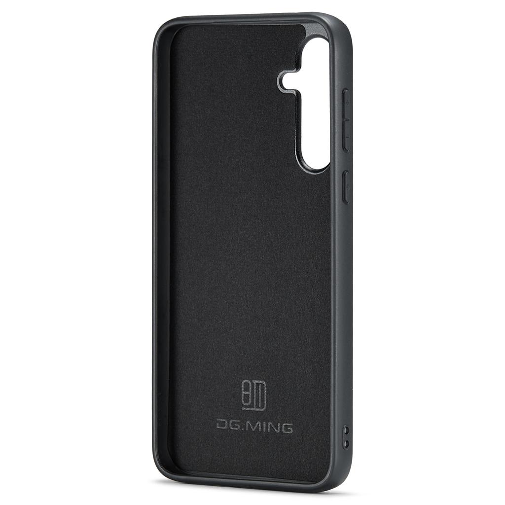 DG.MING For Samsung Galaxy A35 5G Case Leather+PC+TPU Anti-Drop Phone Cover