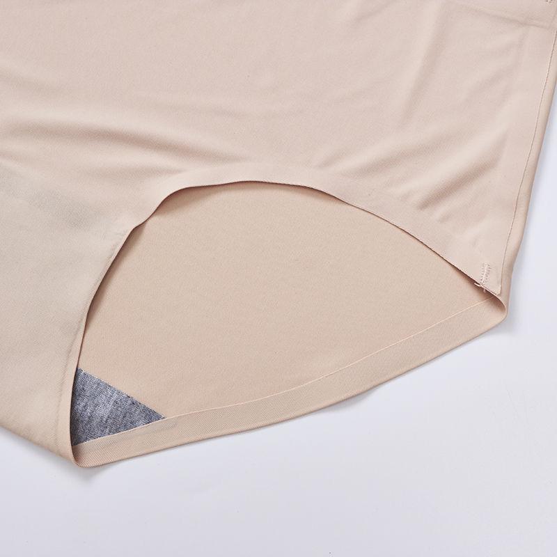 CINOON Majtki bezszwowe Oddychające majtki z lodowego jedwabiu Comfort Intimates Figi z niskim stanem 10 kolorów majtek