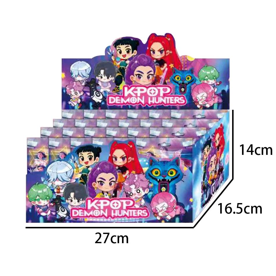 Anime Q Version Kpop Dämonenjäger Box Dämonenjäger Rumi Mira Zoey Tiger Spielzeug Schreibtischdekoration Statue Ornament Kind Weihnachtsgeschenk