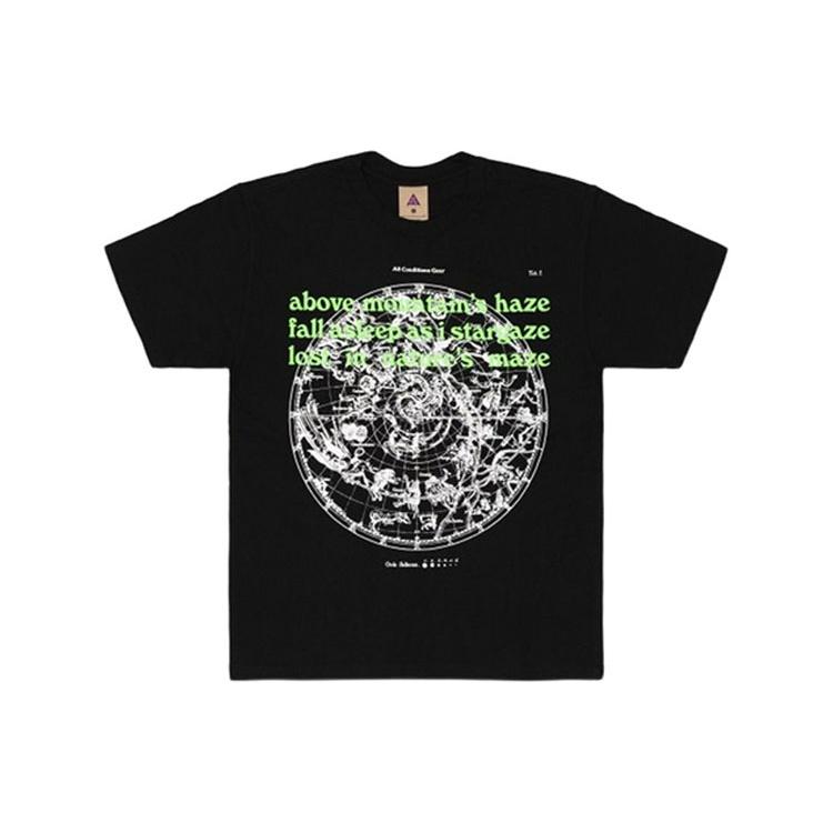 Nike ACG Stargaze Athleisure Casual Sports Round Neck Short Sleeve Black Men s DC4087-010 L