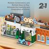 High-Quality 1637Pcs High-Quality Cities High-Quality Repair High-Quality Shop High-Quality Building High-Quality Blocks Vintage style Urban area