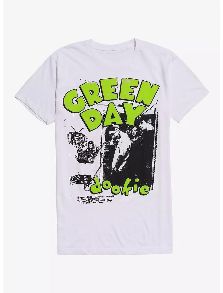 Summer Men  Green Day T-shirts  Printed Knit Plus Size T-Shirt Oversized T Shirt  Y2k Top  Harajuku  Gothic Women Clothing